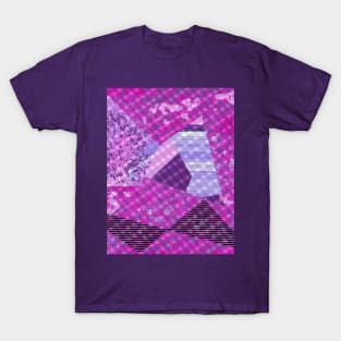 Pink abstract T-Shirt